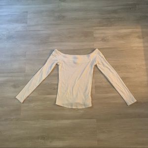 White off the shoulder Hollister Top